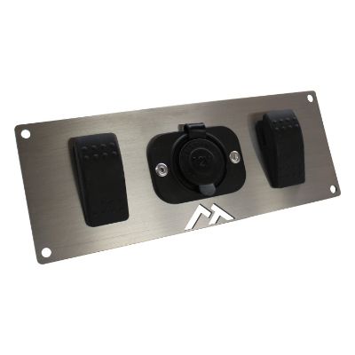 RT Off-Road Switch Plate with Rocker Switches and Power Socket - RT29007